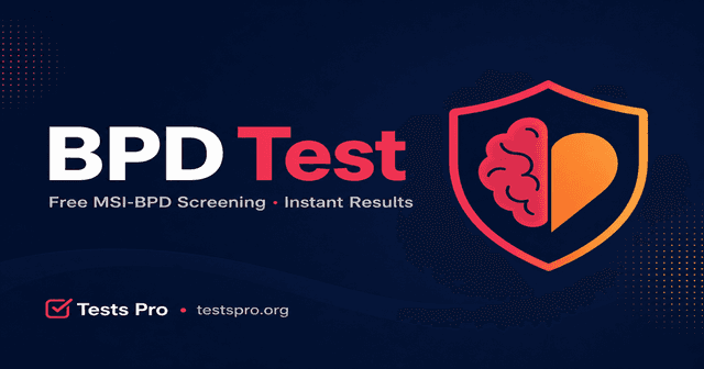 Borderline Personality Disorder test illustration — free MSI-BPD online screening on Tests Pro